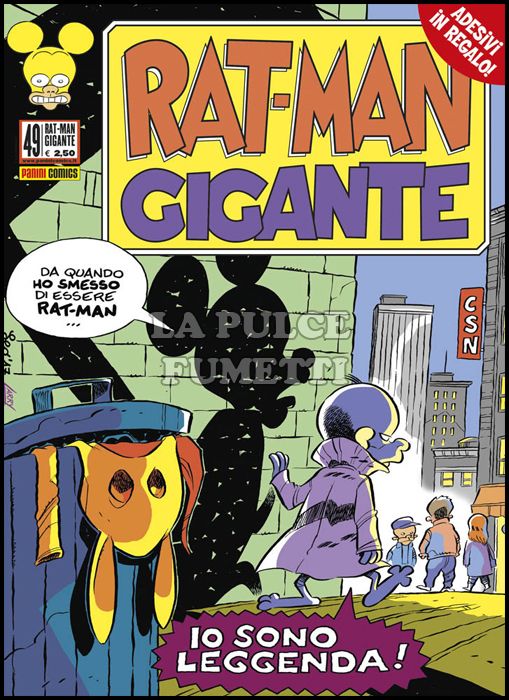 RAT-MAN GIGANTE #    49: IO SONO LEGGENDA! + ADESIVI